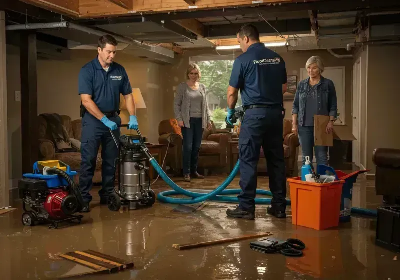 Basement Water Extraction and Removal Techniques process in Clay County, IA